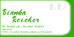 bianka reicher business card